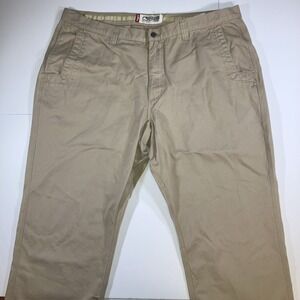 Mountain Khakis Chino Pants Mens 44x30 Relaxed Fit Khaki Cotton Twill